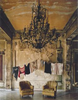 Michael Eastman - Isabella\'s Two Chairs with Laundry, 2000