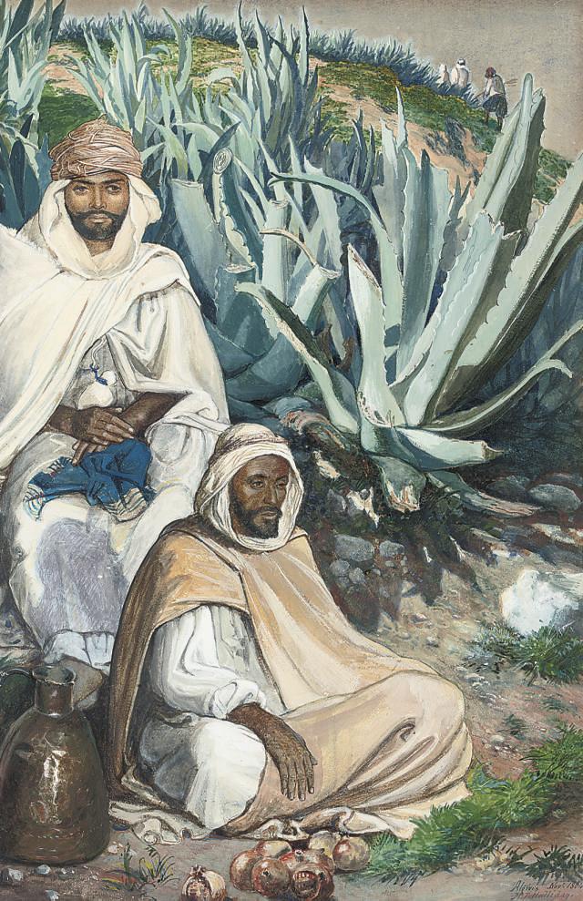 Michael Frederick Halliday - The pomegranate sellers