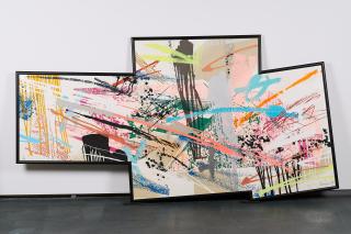 Michael Heizer - Dragged mass geometric (Rot).