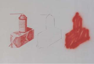 Michael Heizer - Milk Carton and Spray Can