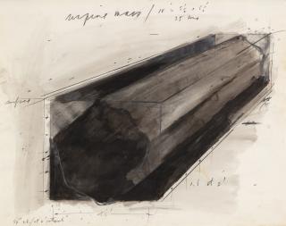 Michael Heizer - Study for Displaced Mass I