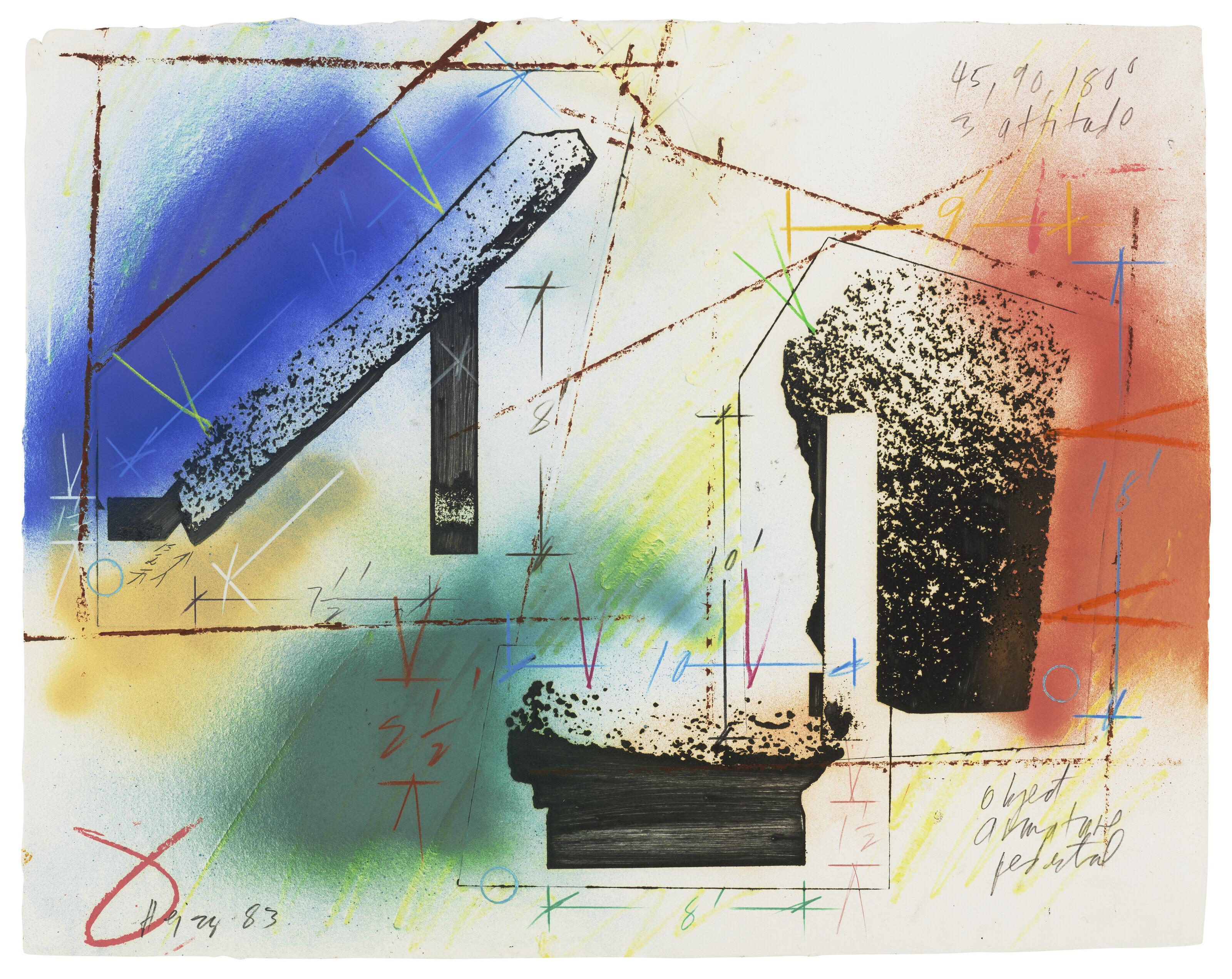 Michael Heizer - VII-11, from 45°, 90°, 180°