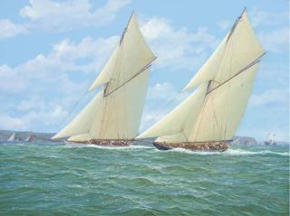 Michael J. Whitehand - A closely fought duel:  Britannia and Candida, 1933