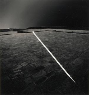 Michael Kenna - \'Light Line, Mont St. Michel, France\'