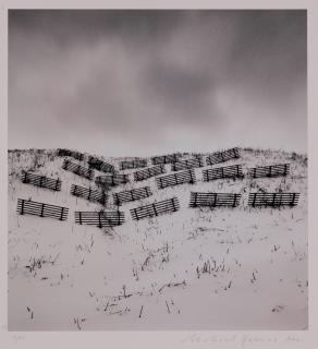 Michael Kenna - Twenty Fences, Obira, Hokkaido, Japan