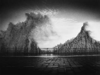 Michael Kenna - \'Wave, Scarborough, Yorkshire, England\' 1981, printed 1983
