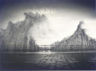 Michael Kenna - Wave, Scarborough, Yorkshire, England, 1981