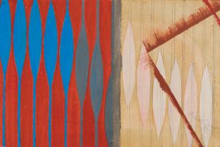 Michael Kidner - Recto: Ohne Titel (Streifen) – Verso: Ohne Titel (Streifen)