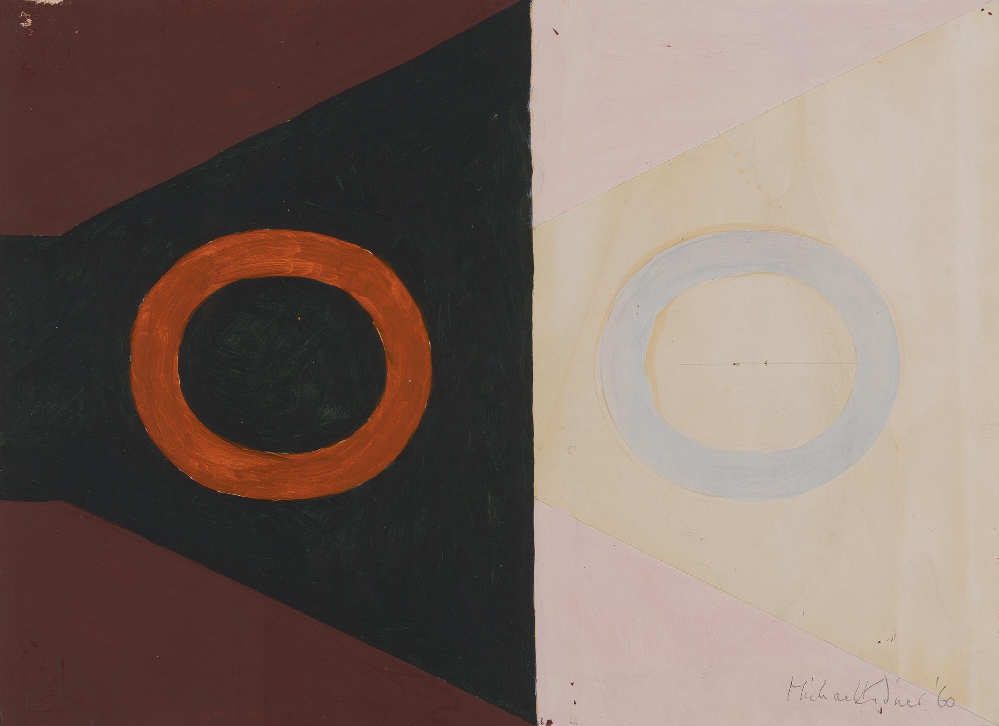 Michael Kidner - Recto/Verso: Ohne Titel (Kreise)