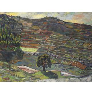 Michael Kovner - Tree On The Edge Of Jerusalem