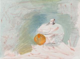 Michael Krebber - Ohne Titel (Biche dans un sous-bois, 6/6).