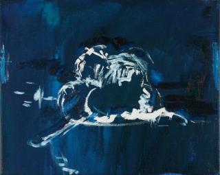 Michael Krebber - Ohne Titel (Biche dans un sous-bois)