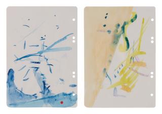 Michael Krebber - Untitled [Two Works]