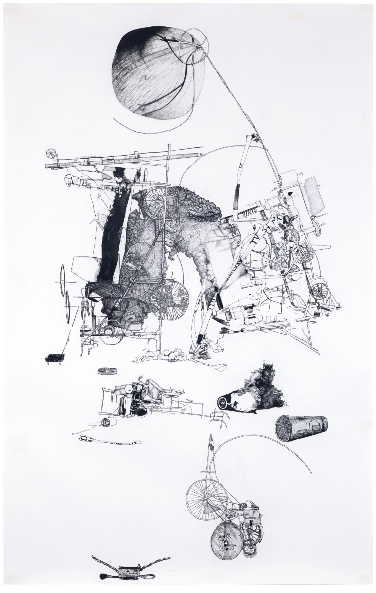 Michael Landy - H.2.N.Y. Suicide Carriage Breaks Down On Its Way To Maillols