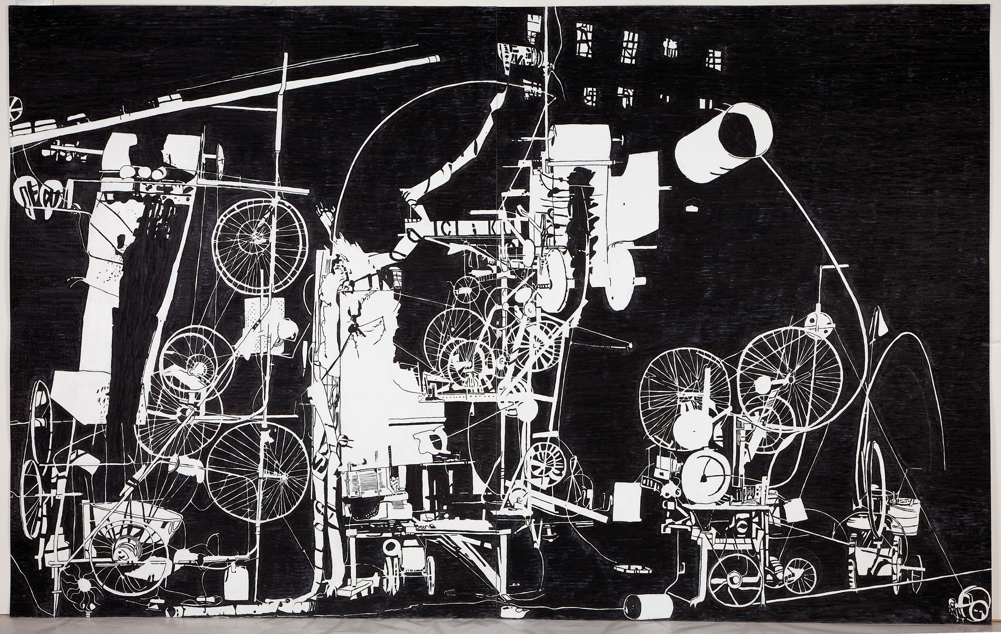 Michael Landy - H.2.N.Y. Tinguely Machine Erases its own Construction in 27 Minutes