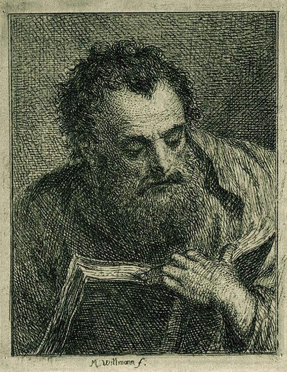 Michael Lukas Leo Willmann - Lesender Prophet