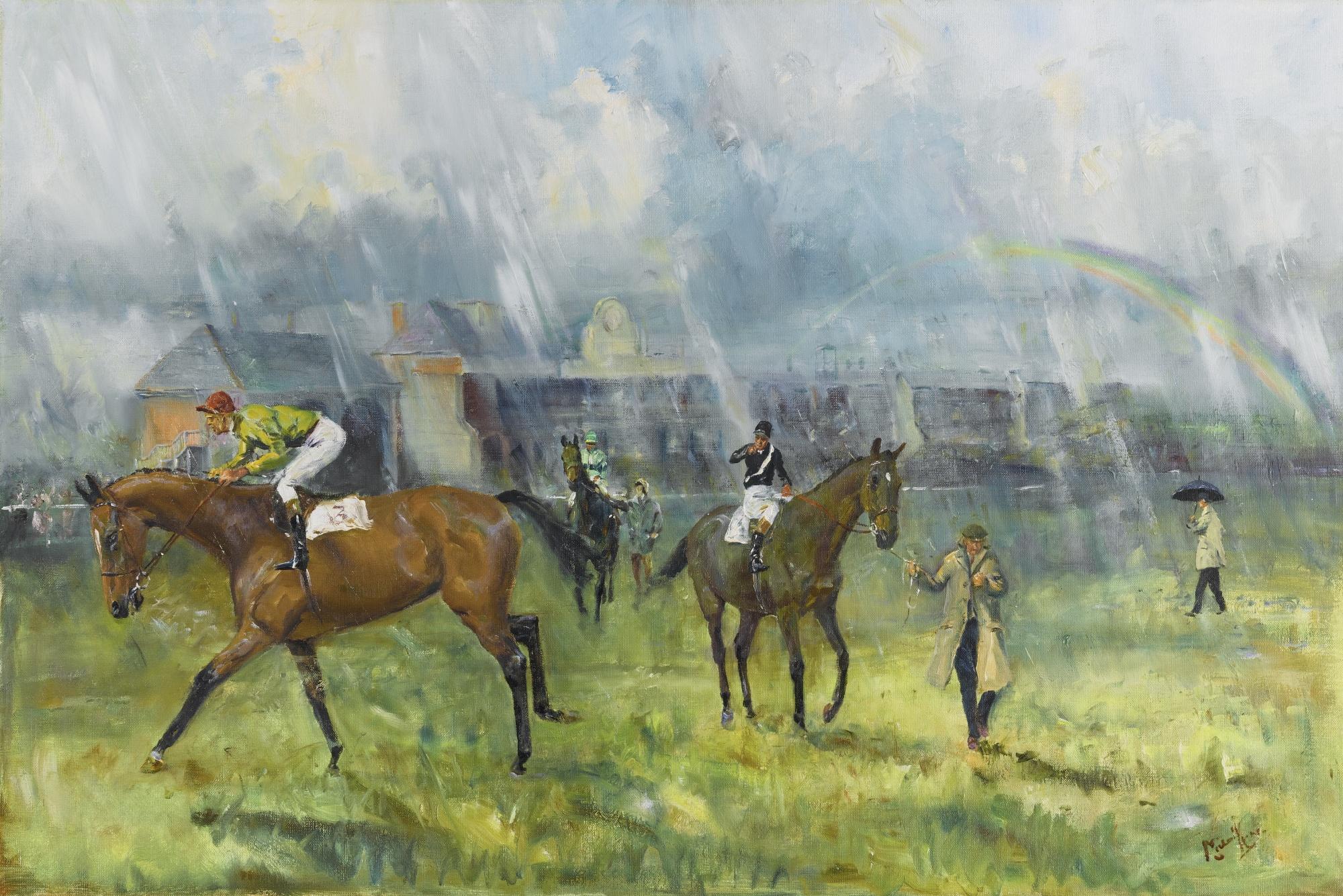 Michael Lyne - A Wet Afternoon At Ayr