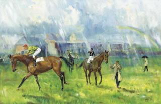 Michael Lyne - A Wet Afternoon at Ayr