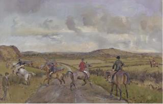 Michael Lyne - Belvoir, Hough On The Hill; And The Ledbury, Running Towards Foscombe Thorns