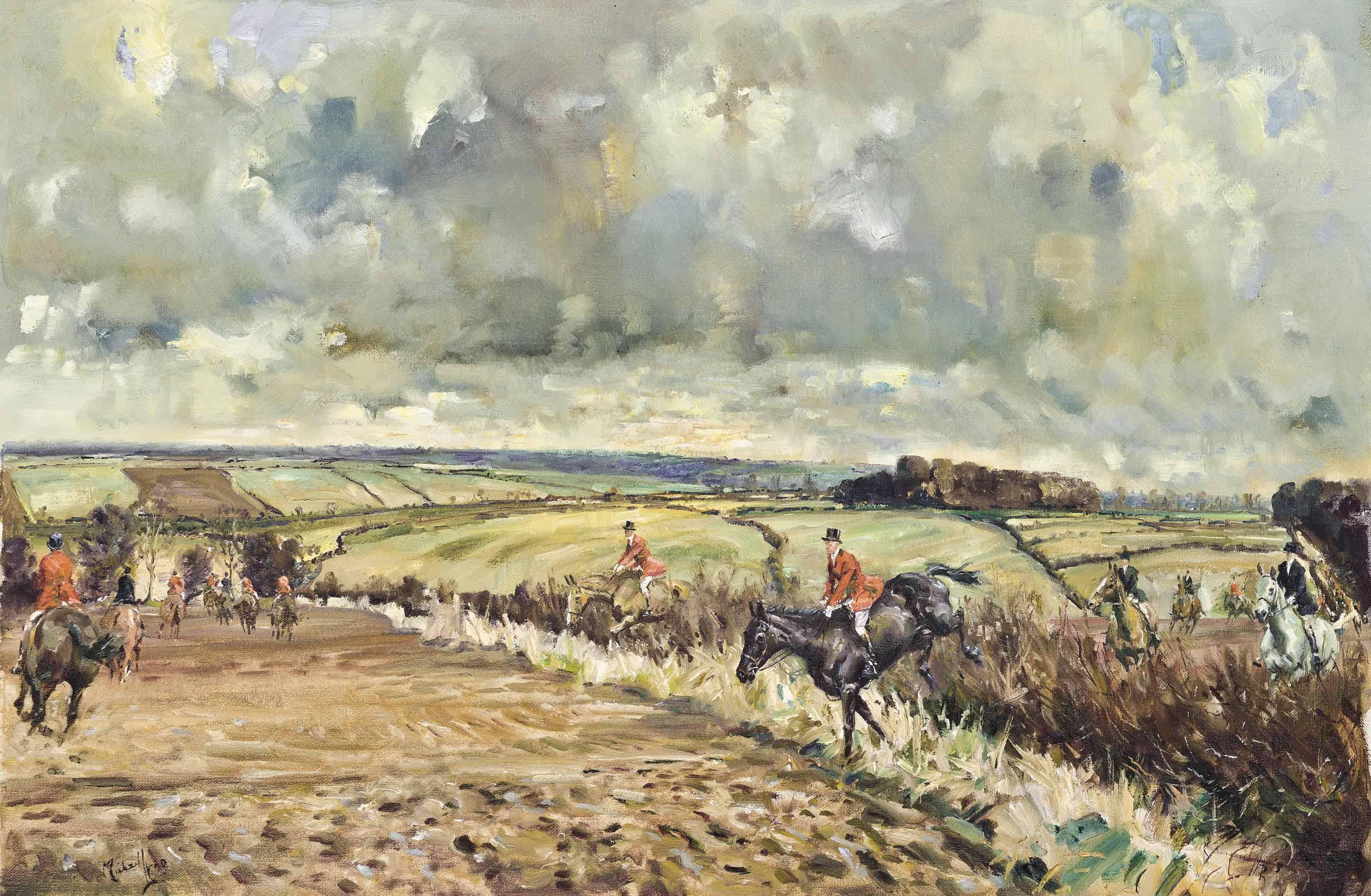 Michael Lyne - The Belvoir Hunt