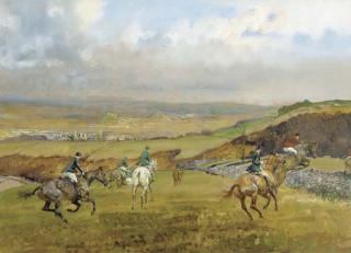 Michael Lyne - The Mendip Hunt near Wells