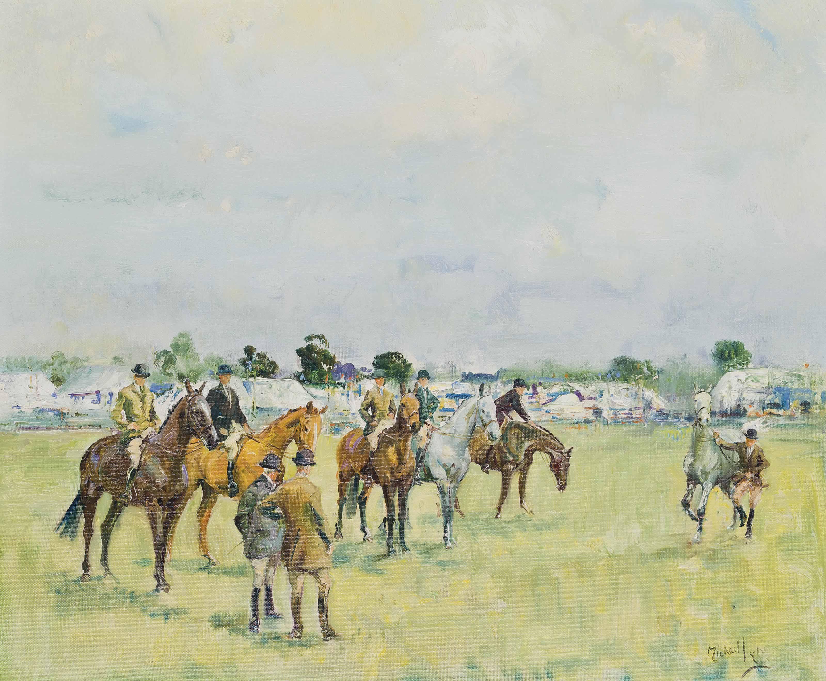 Michael Lyne - Trotting up, Badminton