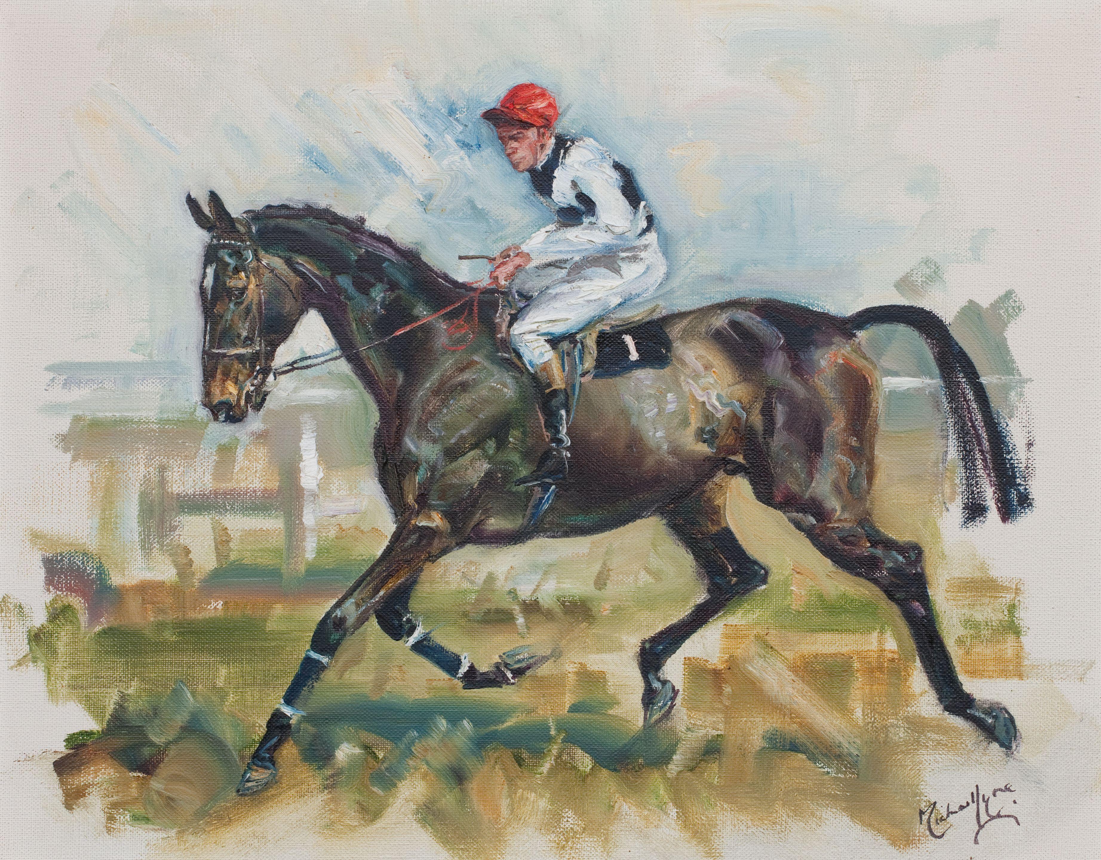Michael Lynne - \'Arkle And Pat Taafe Up\'; \'Mill House And Willie Robinson Up\' Each: 39 X 49.5Cm (15 3/8 X 19 1/2In).