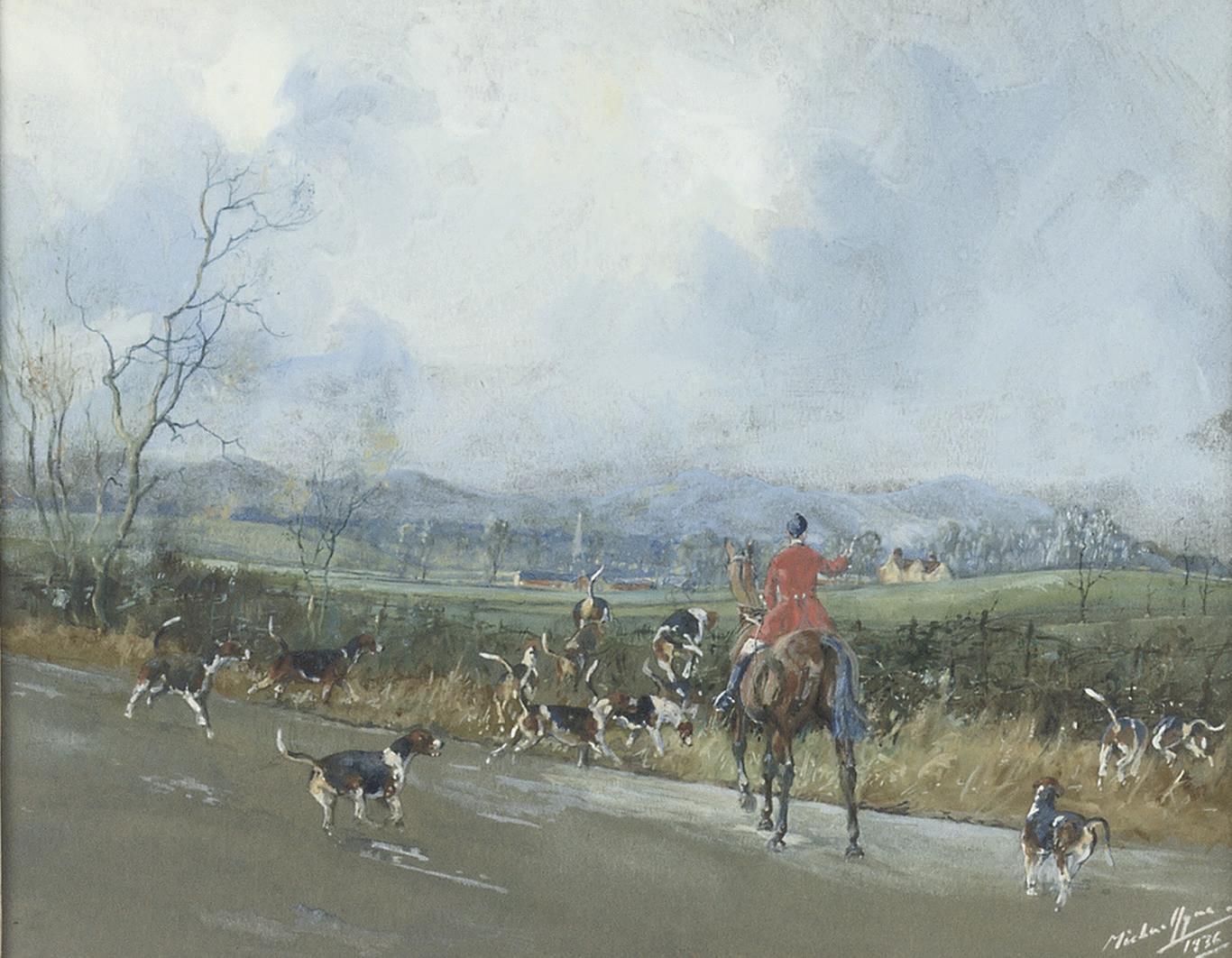 Michael Lynne - The Ledbury Hunt - Bob Champion Huntsman