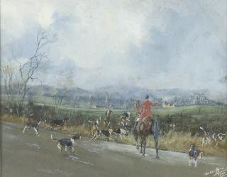 Michael Lynne - The Ledbury Hunt - Bob Champion Huntsman