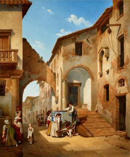 Michael Neher - Eine Straße in Tivoli