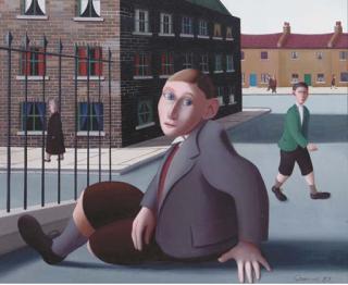 Michael Quanne - School Boy Reclining