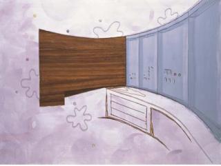 Michael Raedecker - Zonder Titel (Abachi)