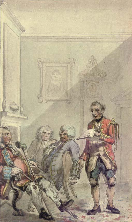 Michael Rooker, A.R.A. - An Illustration To \'The Life of Tristram Shandy\': Trim Reading The Sermon