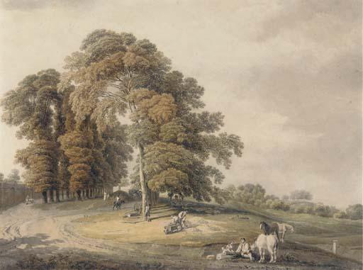 Michael Rooker, A.R.A. - Woodcutters At Harrow-On-The-Hill