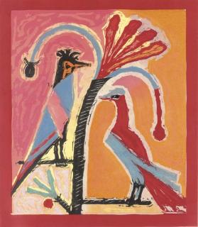 Michael Rothenstein R.A. - Red Leaves (Sidey 375)