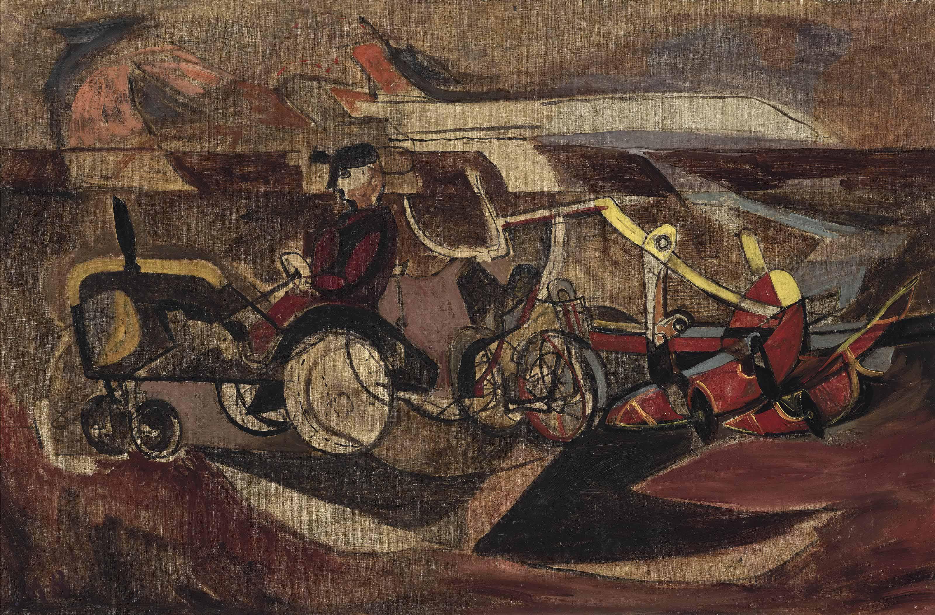 Michael Rothenstein, R.A. - Tractor and Plough