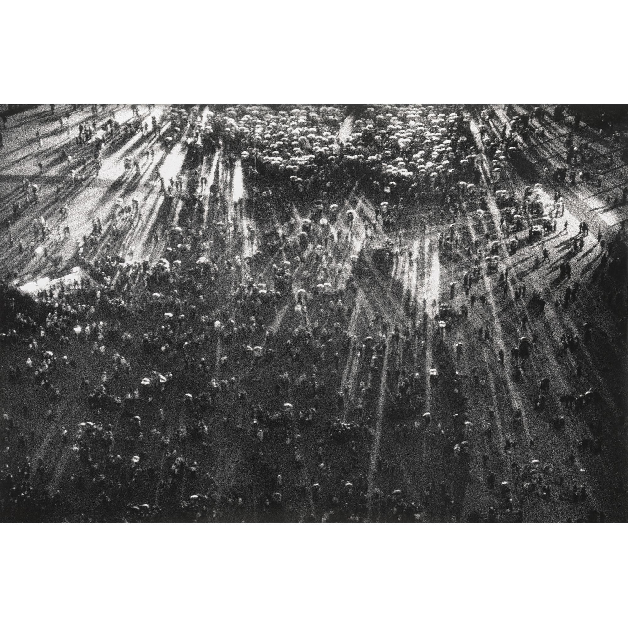 Michael Ruetz - Berlin, Alexanderplatz, 1973Silver Print, Printed 1995. On The Reverse, Signed, Titled, Dated And Annotated In Pencil By The Photographer, And With The Photographer\'S \'Authentic Print\' Stamp.