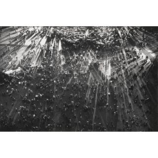 Michael Ruetz - Berlin, Alexanderplatz, 1973Silver Print, Printed 1995. On The Reverse, Signed, Titled, Dated And Annotated In Pencil By The Photographer, And With The Photographer\'S \'Authentic Print\' Stamp.