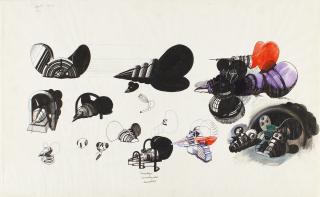 Michael Sandle - Konvolut Von 4 Zeichnungen/Skizzen