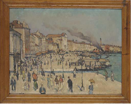 Michael Sevier - A busy afternoon beside the Lagoon, Venice