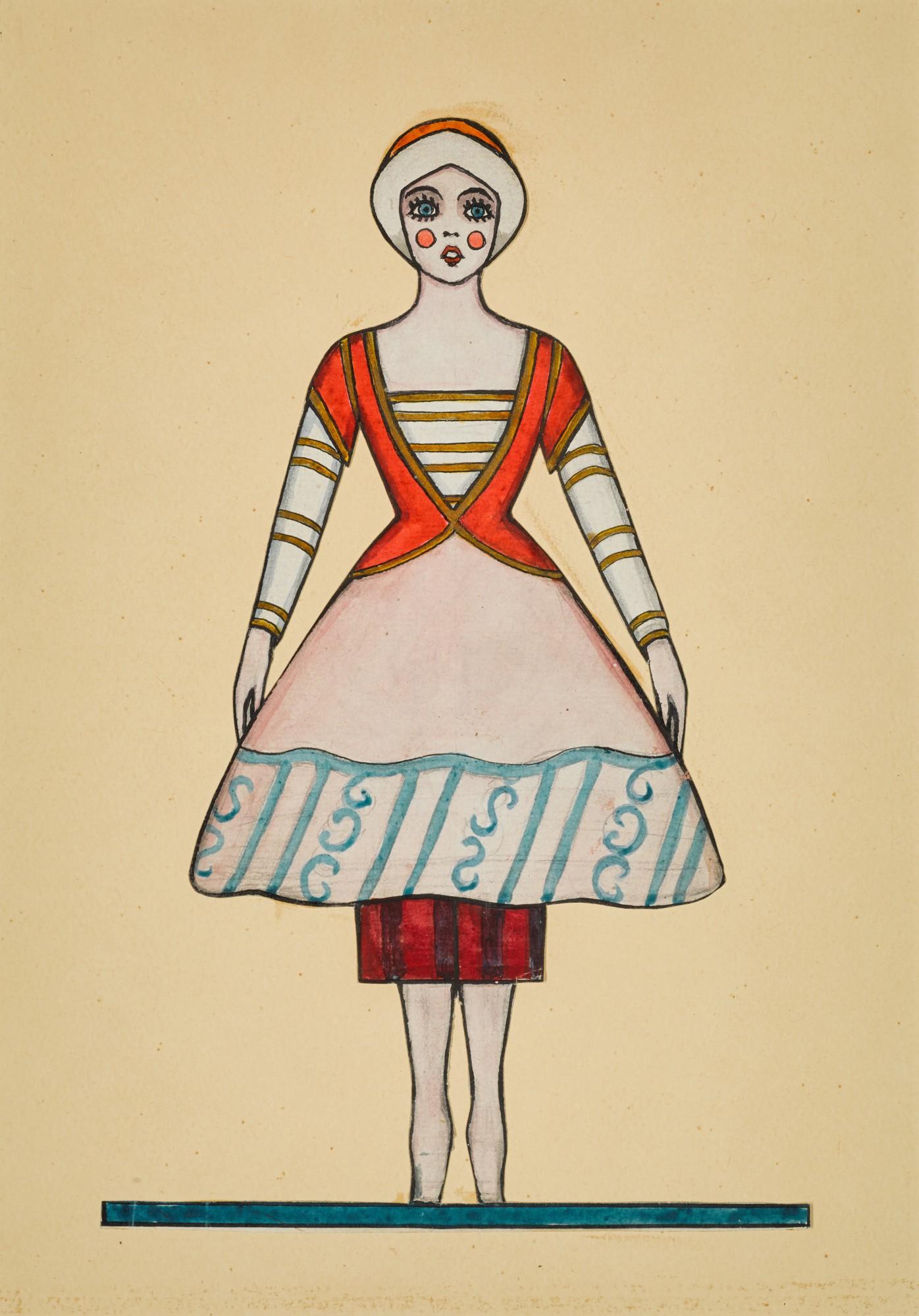 Michael Sevier - Designs for The Ballerina and The Moor in Petrushka (two works)