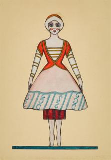 Michael Sevier - Designs for The Ballerina and The Moor in Petrushka (two works)