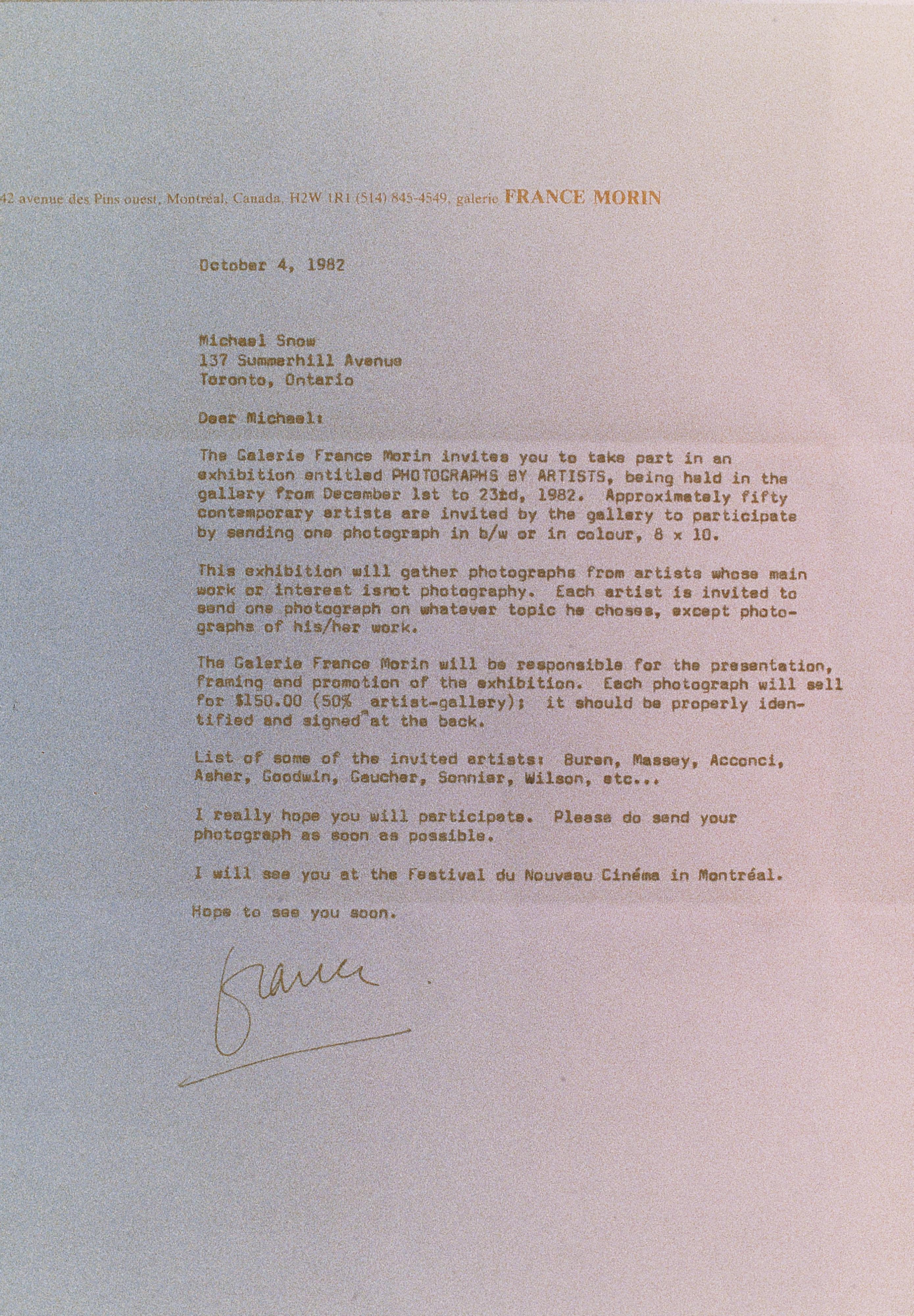 Michael Snow - Morining