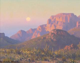 Michael Stack - Moon Over the Ajo Range, Arizona