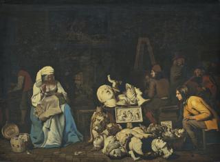 Michael Sweerts - The Artist’s Studio with a Seamstress