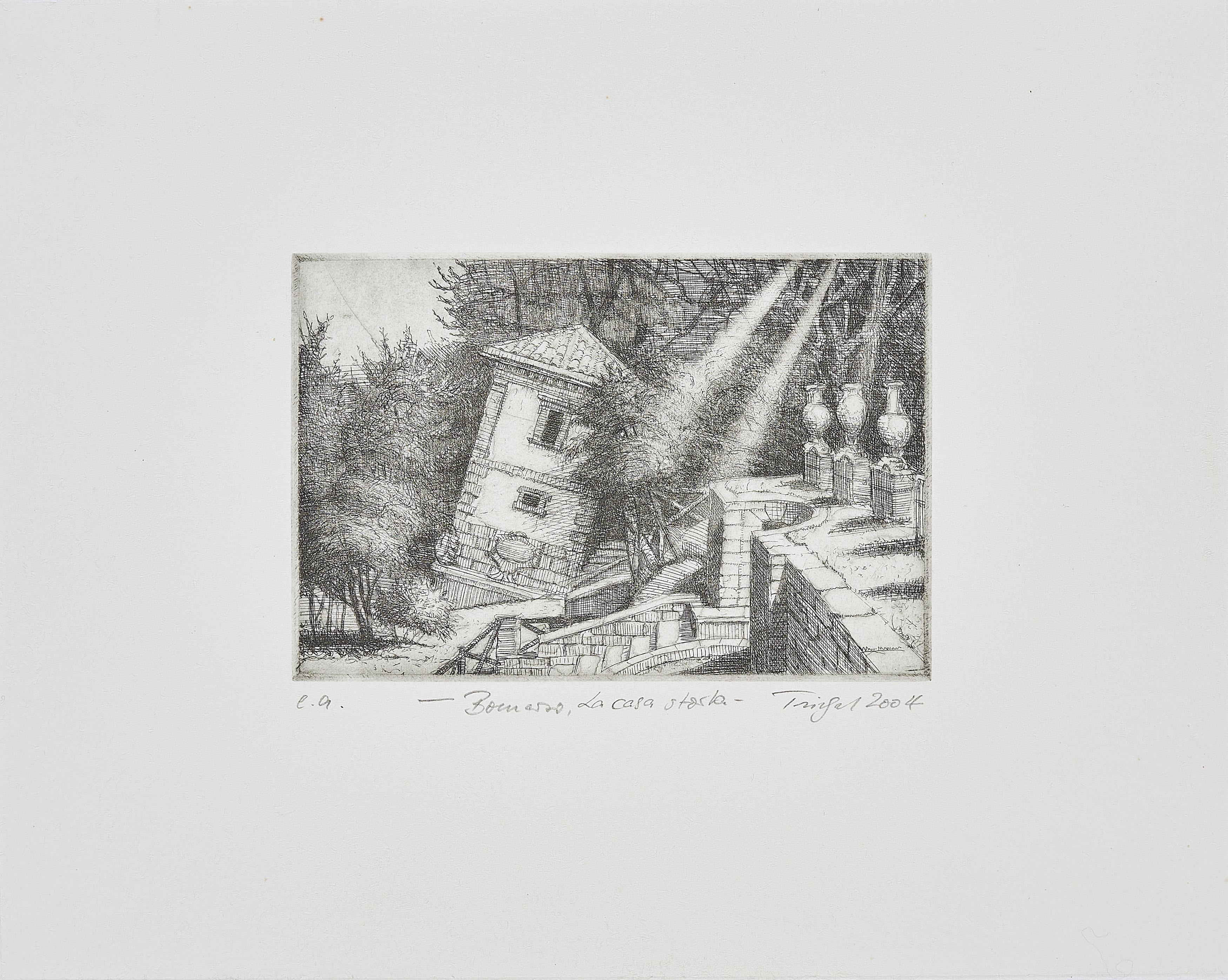 Michael Triegel - Bomarzo, La casa storta.