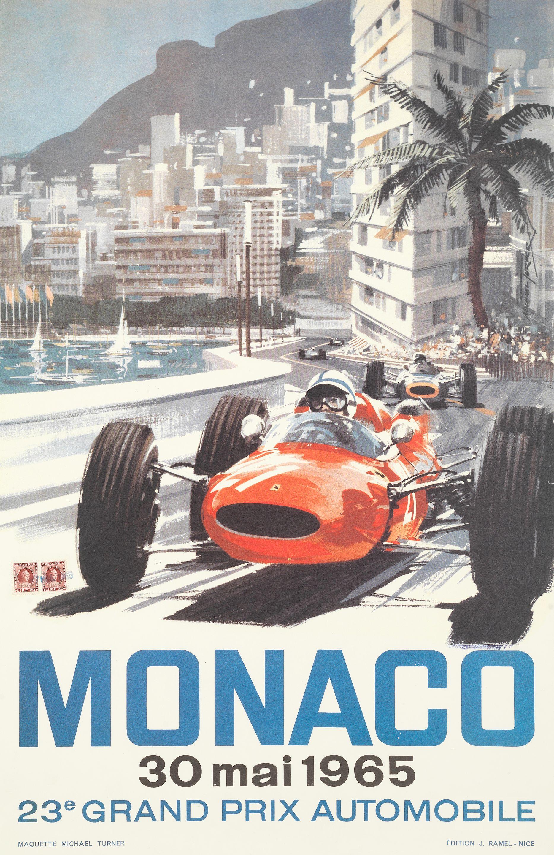 Michael Turner - Monaco 23E Grand Prix. 1965.