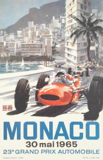 Michael Turner - Monaco 23E Grand Prix. 1965.
