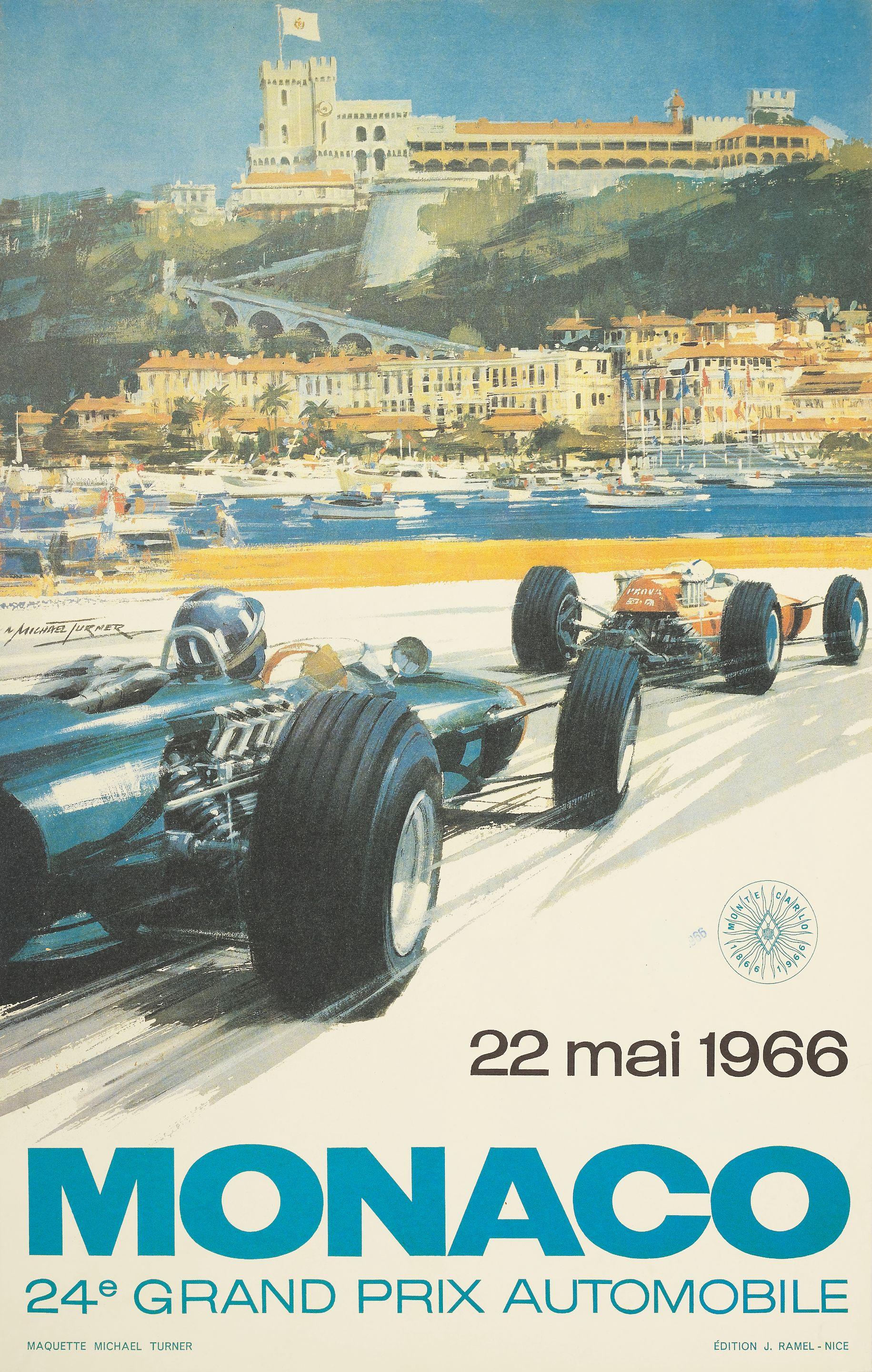 Michael Turner - Monaco 24E Grand Prix Automobile. 1966.