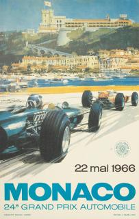 Michael Turner - Monaco 24E Grand Prix Automobile. 1966.